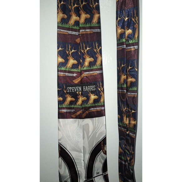 Steven Harris Mens Necktie Going For The Big Bucks - Picture 4 of 6